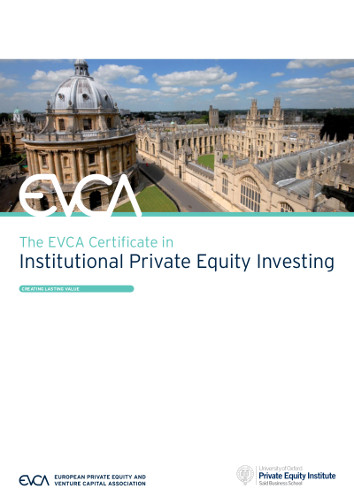 Oxford Universität: Dozent im Rahmen des EVCA Zertifikats