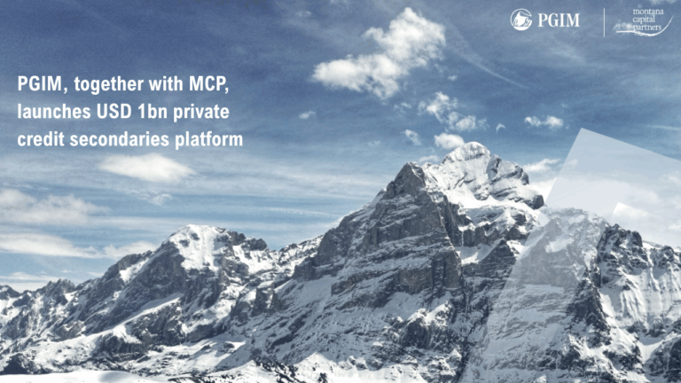 PGIM, together with MCP, launches USD 1bn private credit secondaries platform